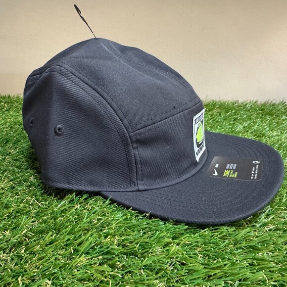 Nike Court Tennis AW84 Challenge Cap Agassi Sampras Hat Black CW6430-010 NEW - Picture 8 of 9